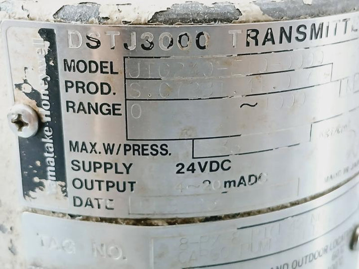 Yamatake-honeywell Jtg240-e1Q-00000-w2-xx Pressure Transmitter 24Vdc 239053317