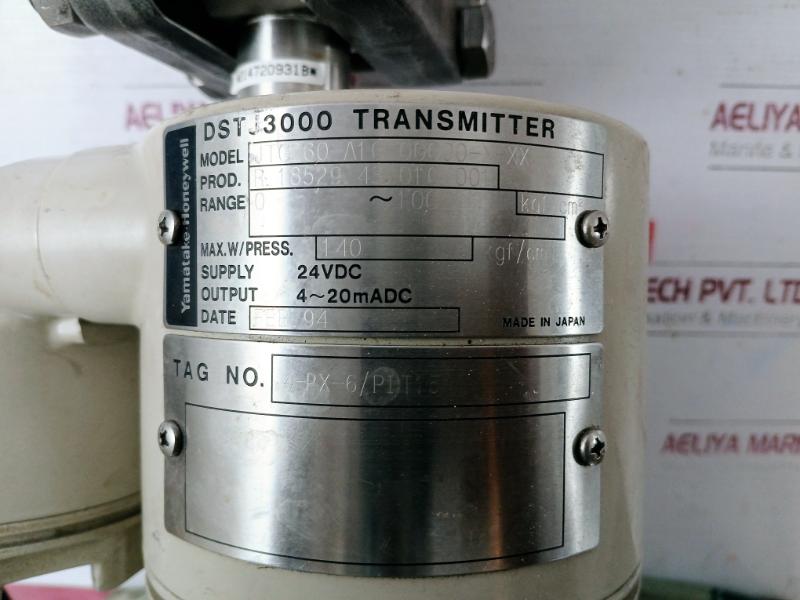 Yamatake-honeywell Jtg260-a1Q-00000-x-xx Dstj3000 Transmitter 24Vdc