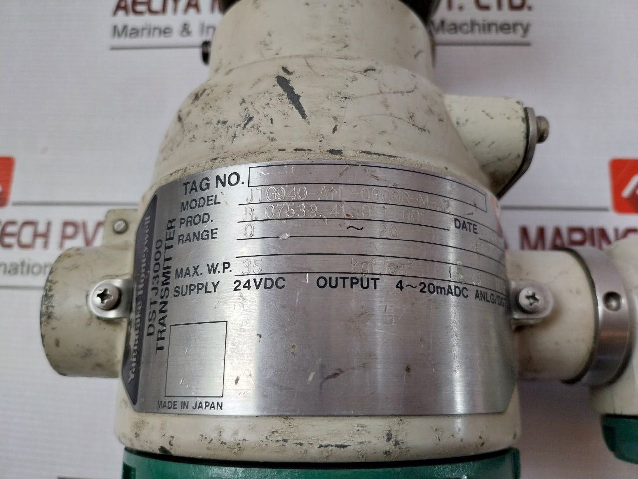 Yamatake-honeywell Jtg940-a1L-00000-m-a2 Transmitter 0-20 Kgf/Cm2 24Vdc Si