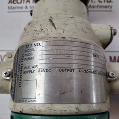 Yamatake-honeywell Jtg940-a1L-00000-m-a2 Transmitter 0-20 Kgf/Cm2 24Vdc Si