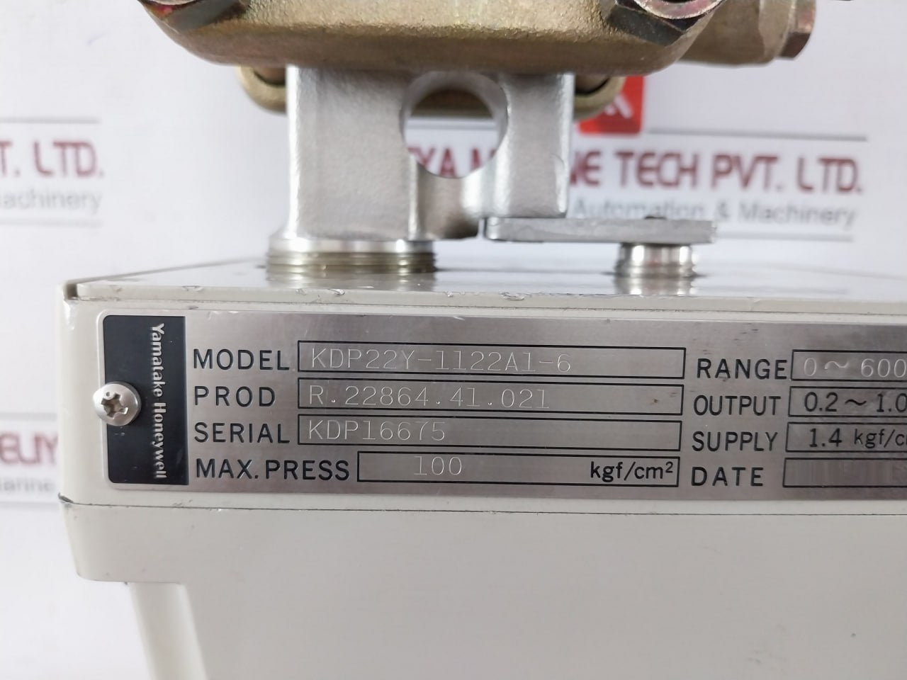 Yamatake-honeywell Kdp22Y-1122A1-6 Water Level Transmitter Kdp 22, 0-600 Mmh2O