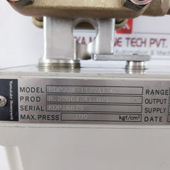 Yamatake-honeywell Kdp22Y-1122A1-6 Water Level Transmitter Kdp 22, 0-600 Mmh2O