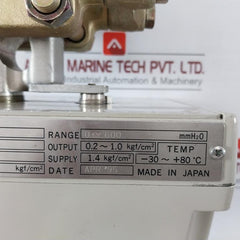 Yamatake-honeywell Kdp22Y-1122A1-6 Water Level Transmitter Kdp 22, 0-600 Mmh2O