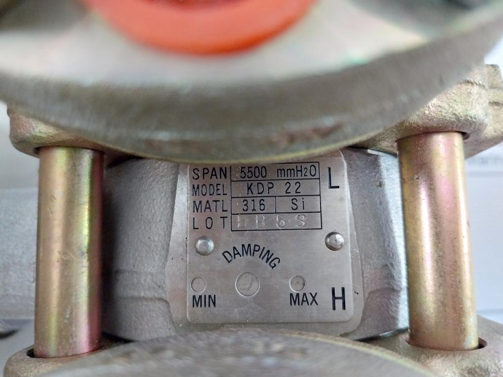 Yamatake-honeywell Kdp22Y-1122A1-6 Water Level Transmitter Kdp 22, 0-600 Mmh2O