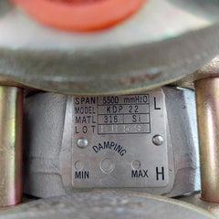 Yamatake-honeywell Kdp22Y-1122A1-6 Water Level Transmitter Kdp 22, 0-600 Mmh2O