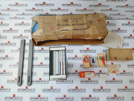 YAMATAKE-HONEYWELL KMR 210-00-X Recorder Unit + Mounting Brackets + Red Blue Ink