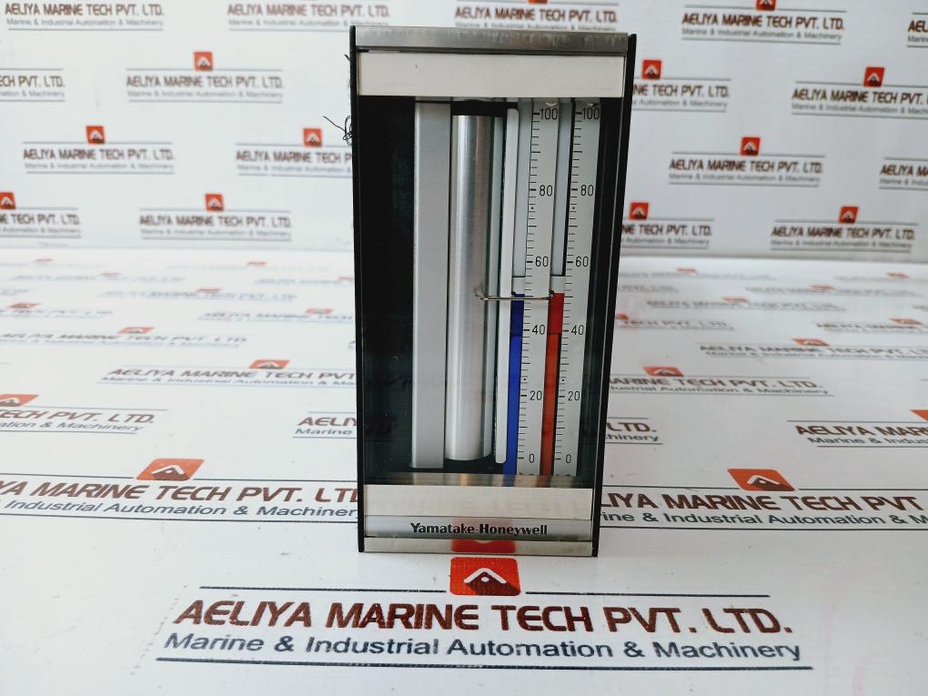 YAMATAKE-HONEYWELL KMR 210-00-X Recorder Unit + Mounting Brackets + Red Blue Ink