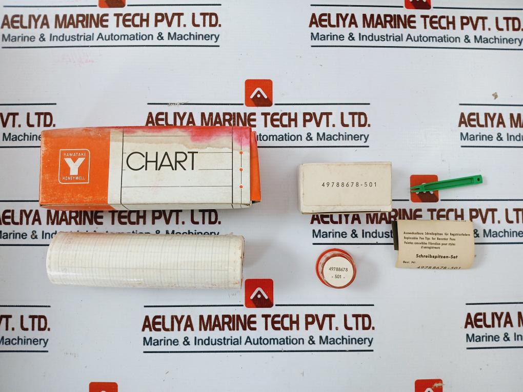 YAMATAKE-HONEYWELL KMR 210-00-X Recorder Unit + Mounting Brackets + Red Blue Ink