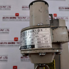 Yamatake-honeywell Kz03-1A Air Regulator 9.9 Kgf/Cm2 140 Psi 970 Kpa 9.7 Bar