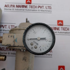 Yamatake-honeywell Kz03-1A Air Regulator 9.9 Kgf/Cm2 140 Psi 970 Kpa 9.7 Bar