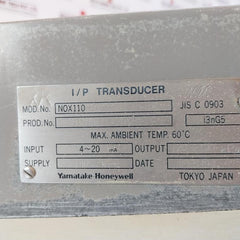 Yamatake-honeywell Kz03-1A Air Regulator 9.9 Kgf/Cm2 140 Psi 970 Kpa 9.7 Bar