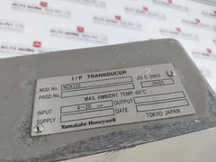 Yamatake-honeywell Kz03-1A Air Regulator 4-20 Ma Nox110-oh-7, 20-100 Kpa