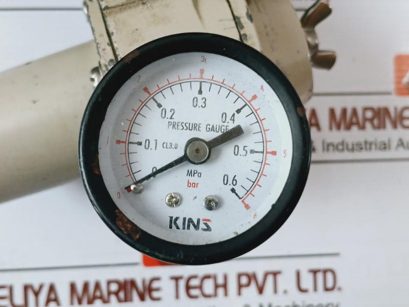 Yamatake-honeywell Kz03-1a Air Regulator 4–20 Ma Nox110-oh-7 0-6 Bar 140 Kpa