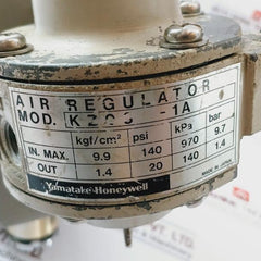 Yamatake-honeywell Kz03-1a Air Regulator 4–20 Ma Nox110-oh-7 0-6 Bar 140 Kpa