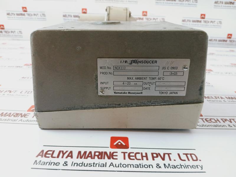 Yamatake-honeywell Kz03-1a Air Regulator 4–20 Ma Nox110-oh-7 0-6 Bar 140 Kpa