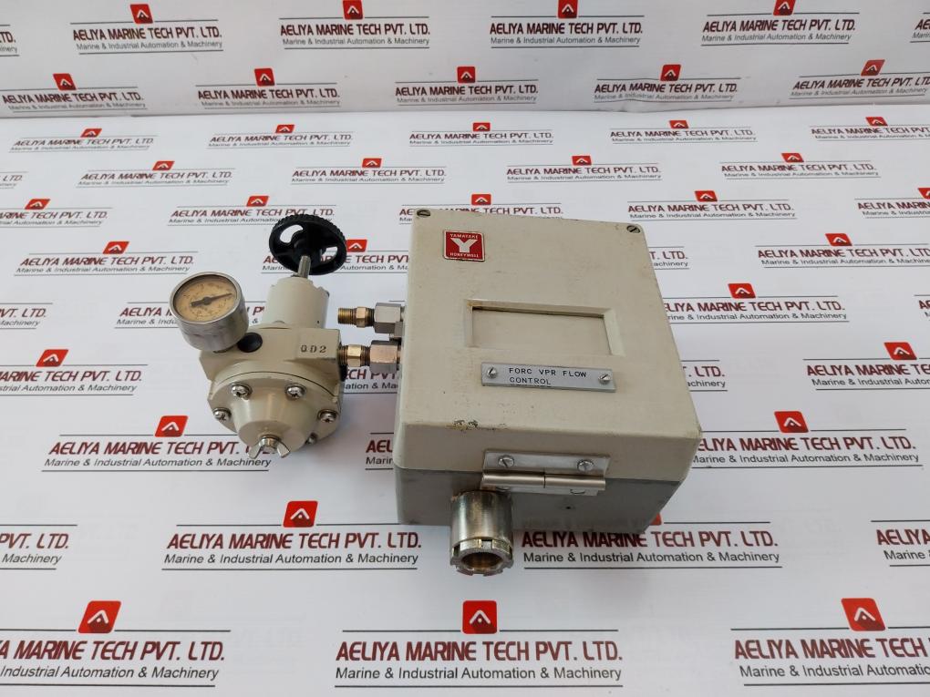 Yamatake-honeywell Kz03-2A Air Regulator Forc Vpr Flow Control 0-85 Psi