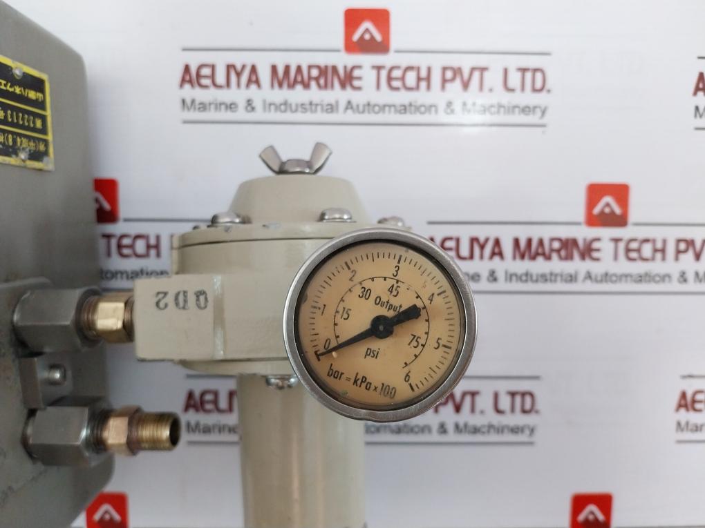 Yamatake-honeywell Kz03-2A Air Regulator Forc Vpr Flow Control 0-85 Psi