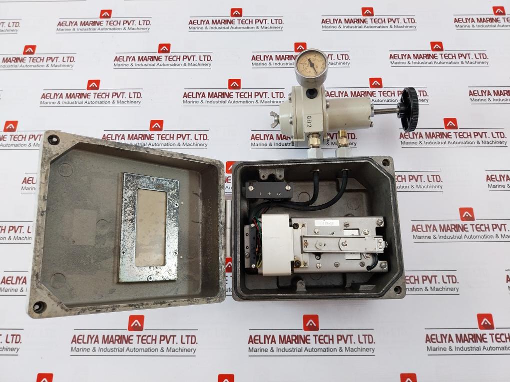 Yamatake-honeywell Kz03-2A Air Regulator Forc Vpr Flow Control 0-85 Psi