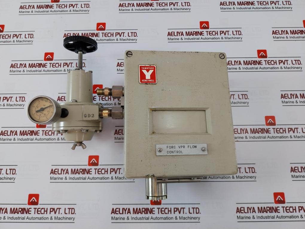 Yamatake-honeywell Kz03-2A Air Regulator Forc Vpr Flow Control 0-85 Psi