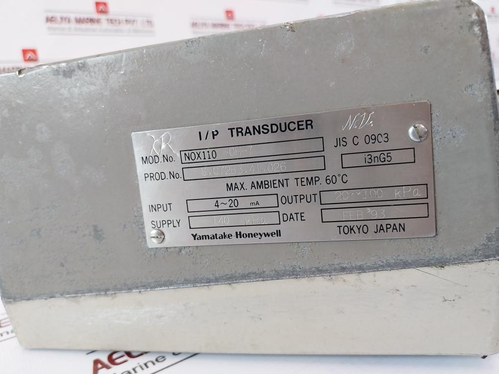 Yamatake-honeywell Kz03-2A Air Regulator Forc Vpr Flow Control 0-85 Psi