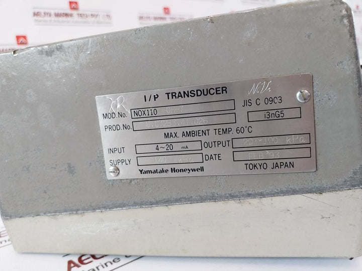 Yamatake-honeywell Kz03-2A Air Regulator Forc Vpr Flow Control 0-85 Psi