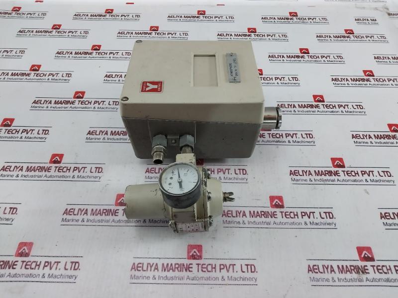 Yamatake-honeywell N0x110-ow-7 I/p Transducer Air Regulator 4-20ma