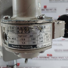 Yamatake-honeywell Nox110-ow-7 I/p Transducer Air Regulator, 0.2~1.0 Kg/cm2