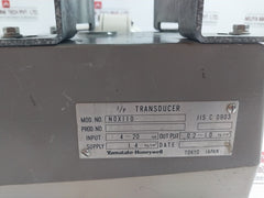 Yamatake-honeywell Nox110-ow-7 Transducer Air Regulator 4-20 Ma 0.2-1.0 Kg/Cm2