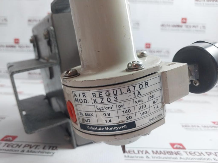 Yamatake-honeywell Nox110-ow-7 Transducer Air Regulator 4-20 Ma 0.2-1.0 Kg/Cm2