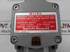 Yamatake-honeywell Vcx-5001A Micro Explosion Proof Switch D2G4