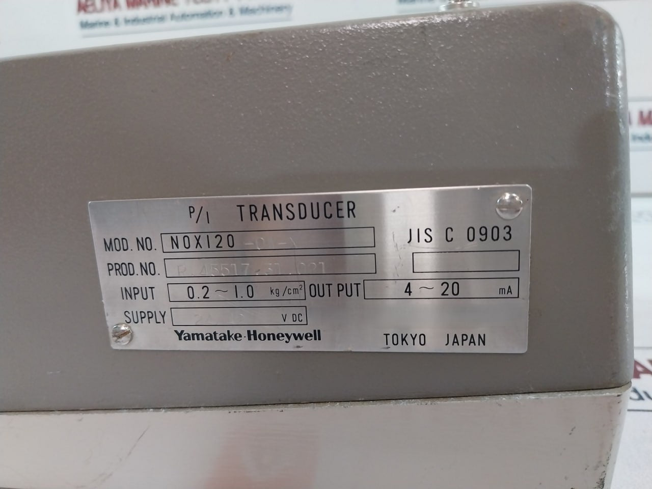 Yamatake-honeywell Nox120-ow-x P/I Transducer 4~20 Ma
