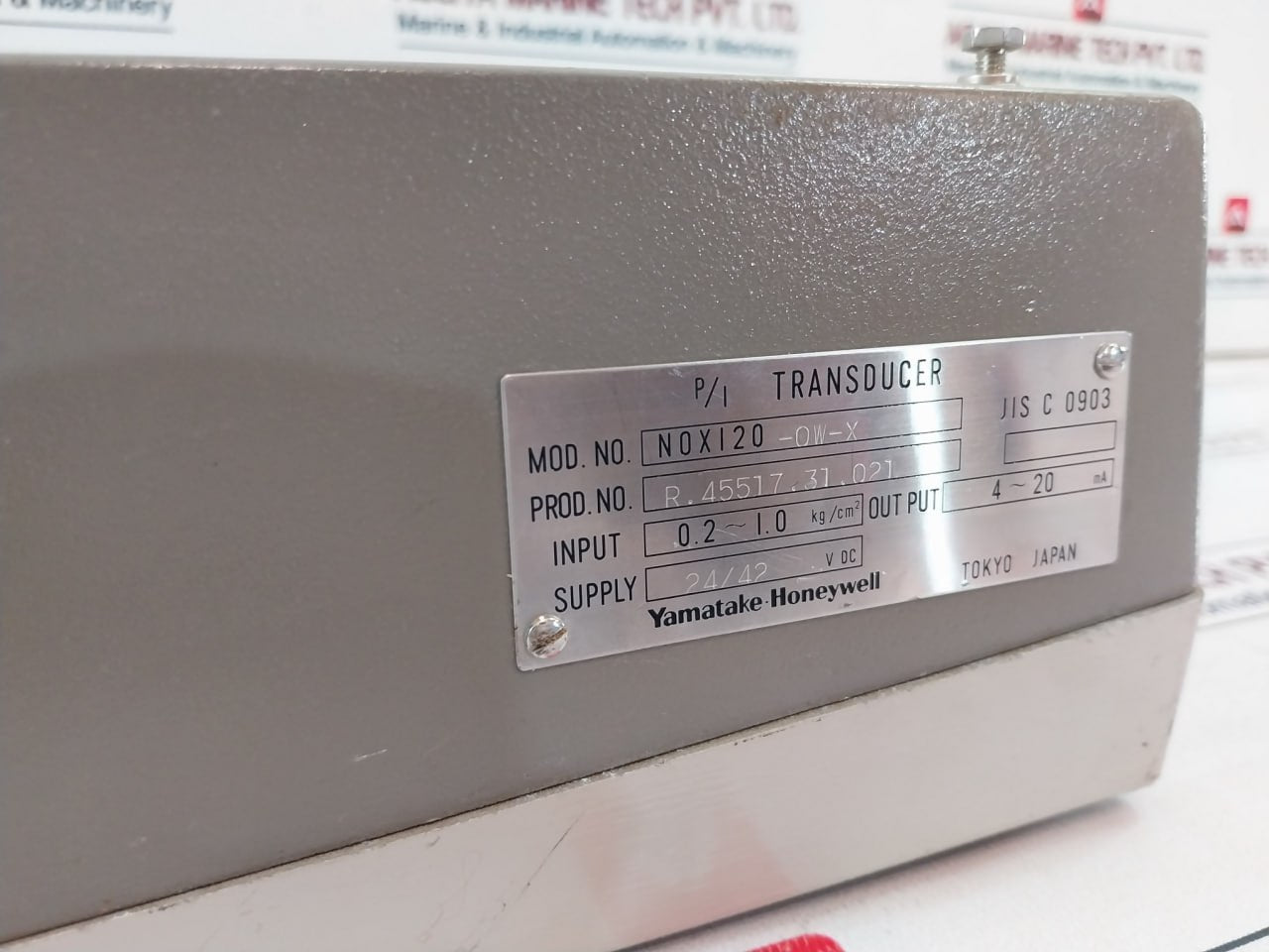 Yamatake-honeywell Nox120-ow-x P/I Transducer 4~20 Ma