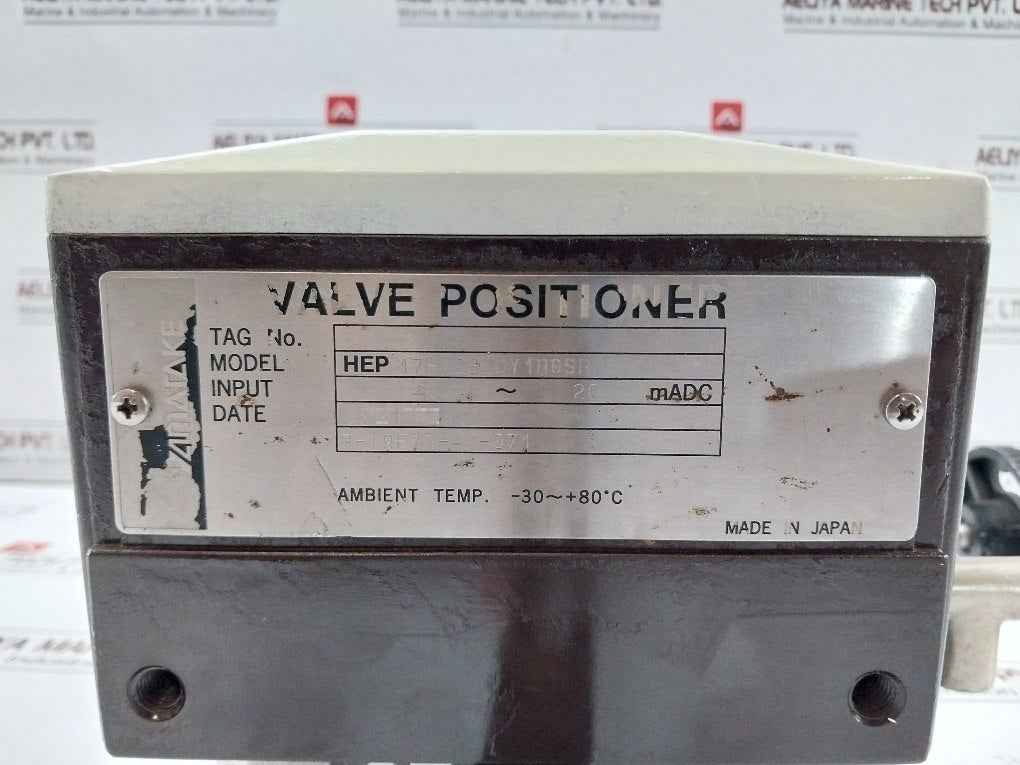 Yamatake 17-12Bldy1Rgsr-c1-x Valve Positioner W/ Air Regulator Kz03-2A 4-20Madc