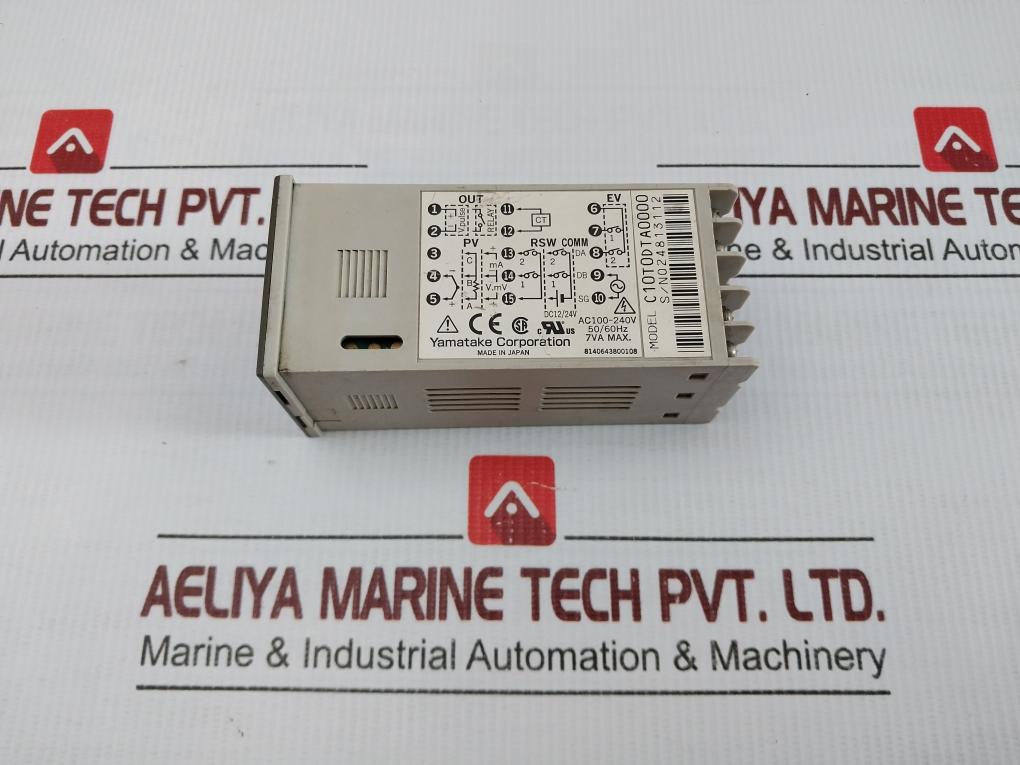 C10T0Dta0000 Temperature Controller Yamatake Ac 100-240V/50-60Hz