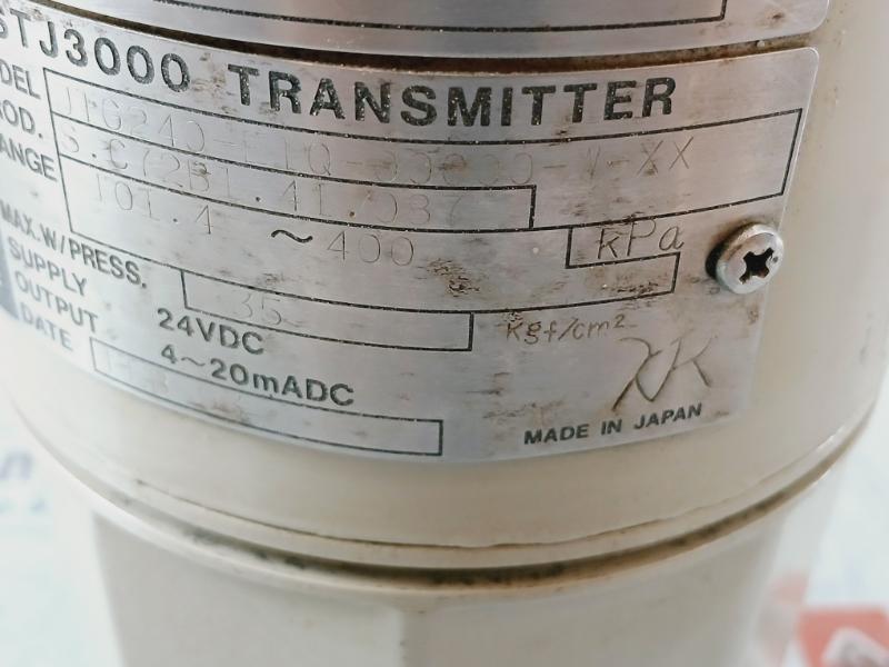 Yamatake Dstj3000 Pressure Transmitter Jtg240-e1Q-00000-w-xx 24Vdc 35 Kgf/Cm2