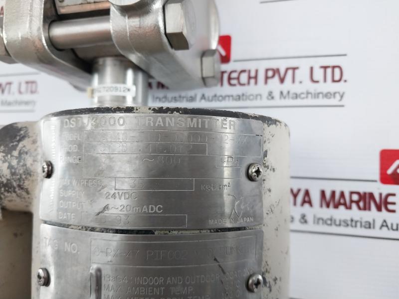 Yamatake Dstj3000 Pressure Transmitter Jtg240-e1Q-00000-w2-xx Max 35Kgf/Cm2
