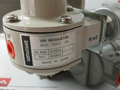 Yamatake E/P Pneumatic Valve Positioner 0 To 4Kgf/Cm2 Hep 17-12Blry5Rgsd-x1-x