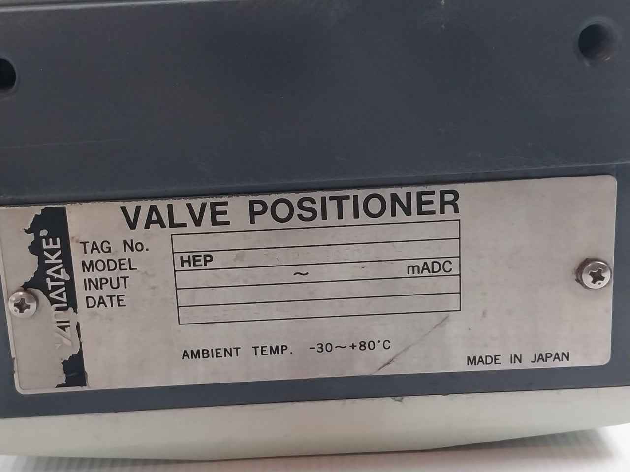 Yamatake Hep 17-12blry1rgsd-c1-x Valve Positioner 4–20ma Dc