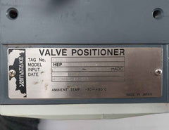 Yamatake Hep 17-13bldy6rgsr-x1-x Valve Positioner Air Regulator 400kpa Kz03-2a