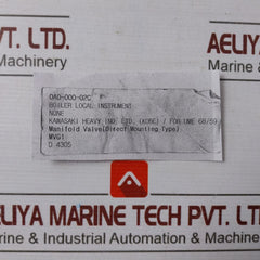 Yamatake Honeywell 316 Tz Transmitter With Valve And Spare 0A0-000-02C 316 Tz Ca3