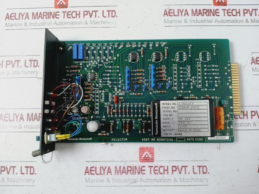 Yamatake Honeywell 82407235-112 Analog Signal Interface Board 4-20Ma