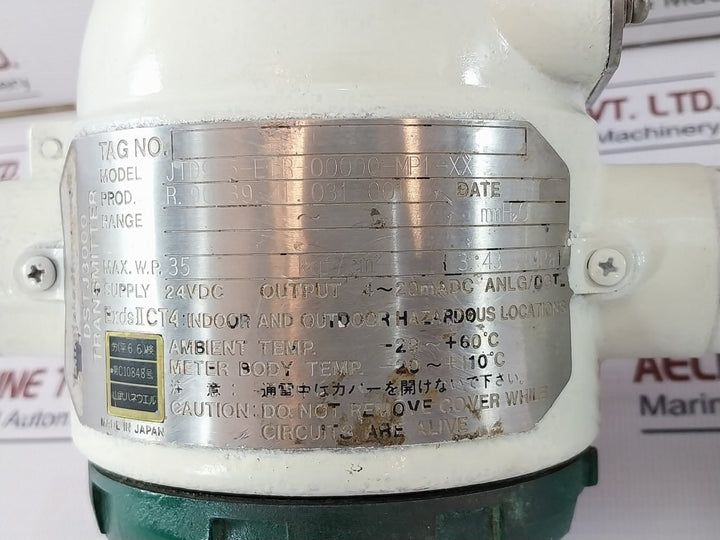 Yamatake Honeywell Dstj3000 Pressure Transmitter 35 Kgf/Cm2 24Vdc 4-20Madc 0-10