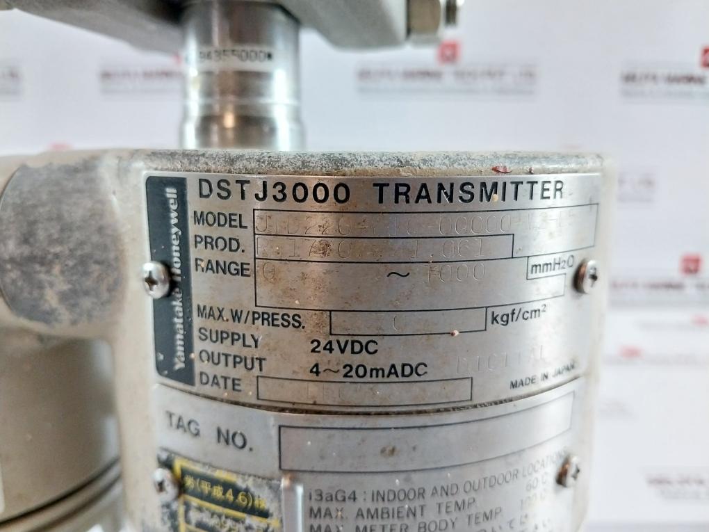 Yamatake Honeywell Dstj3000 Pressure Transmitter Jtd220-e1Q-00000-w2-d5 24Vdc