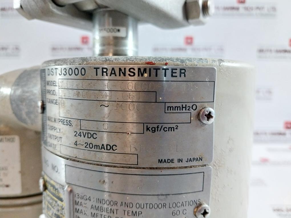 Yamatake Honeywell Dstj3000 Pressure Transmitter Jtd220-e1Q-00000-w2-d5 24Vdc