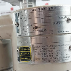 Yamatake Honeywell Dstj3000 Transmitter Jtd220-e1Q-00000-w2-xx, 24Vdc