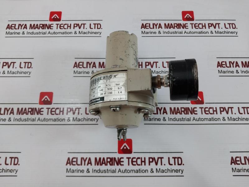 Yamatake Honeywell Kz03-1A Air Regulator 0-2 Kgf/Cm2 140 Psi