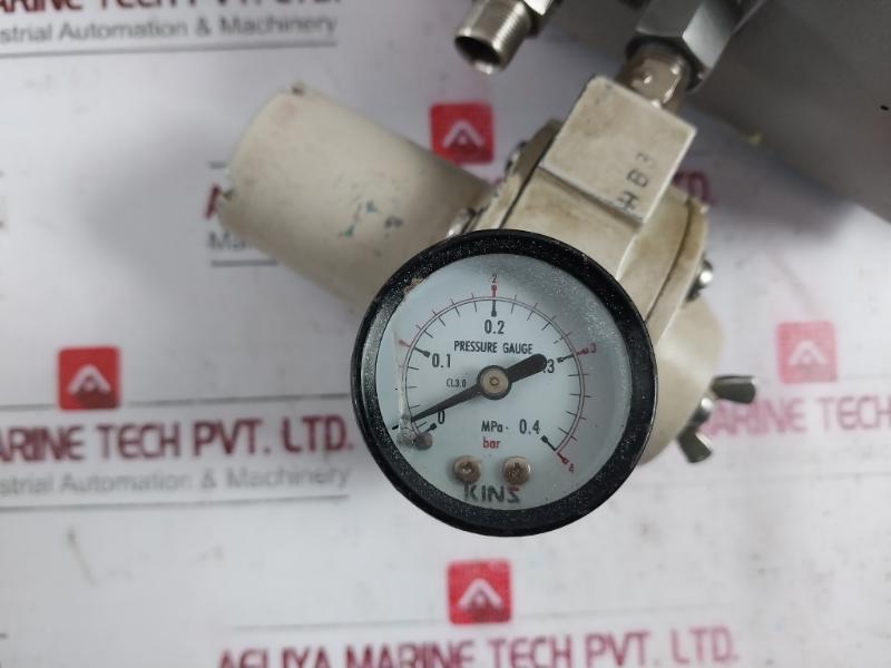 Yamatake Honeywell Kz03-1A Air Regulator 4-20 Ma, 0-0.4Mpa