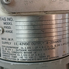 Yamatake Honeywell Std915-a1H-00000-3-e5E9 St3000 Pressure Transmitter 11-42 Vdc