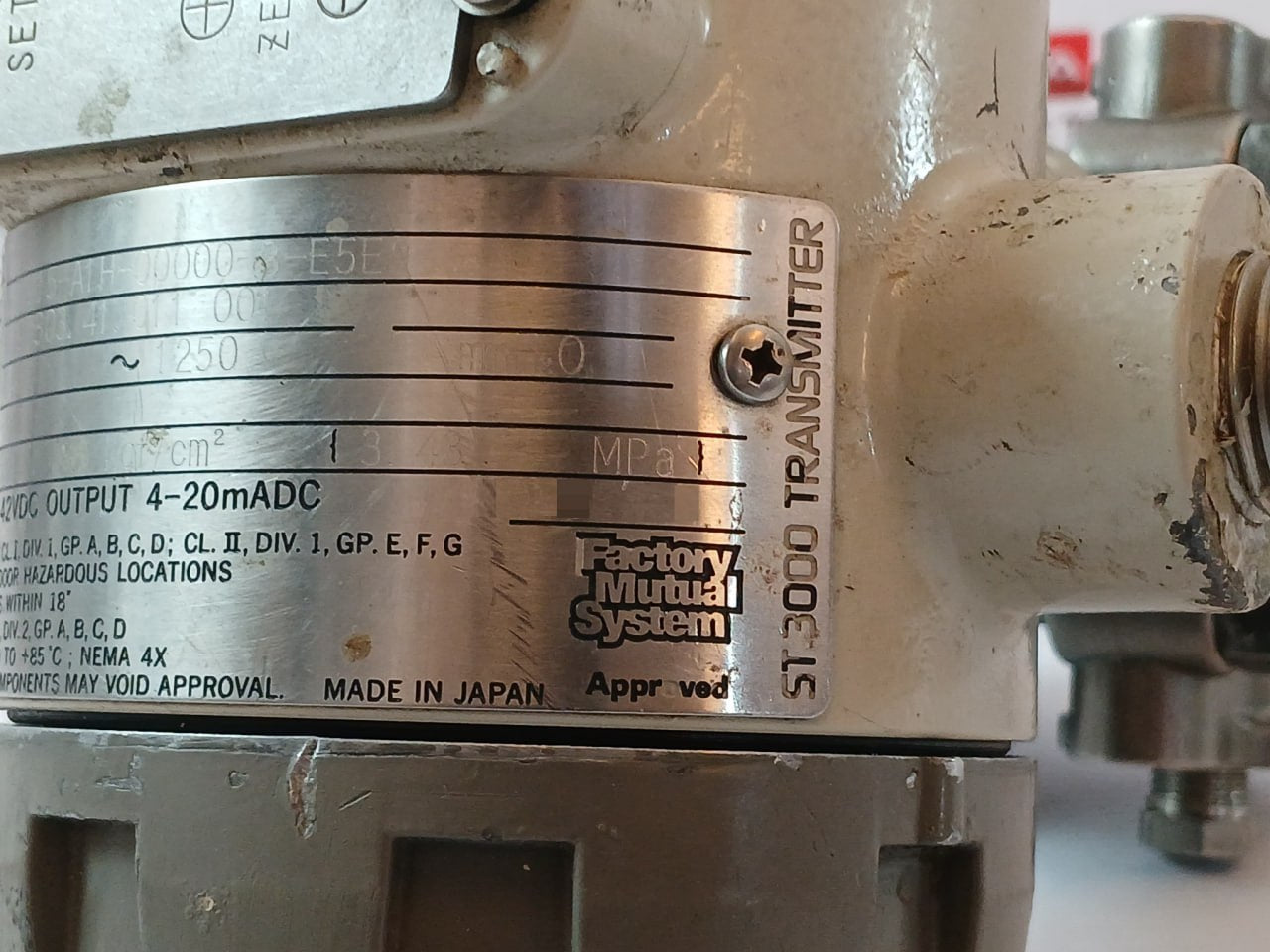Yamatake Honeywell Std915-a1H-00000-3-e5E9 St3000 Pressure Transmitter 11-42 Vdc