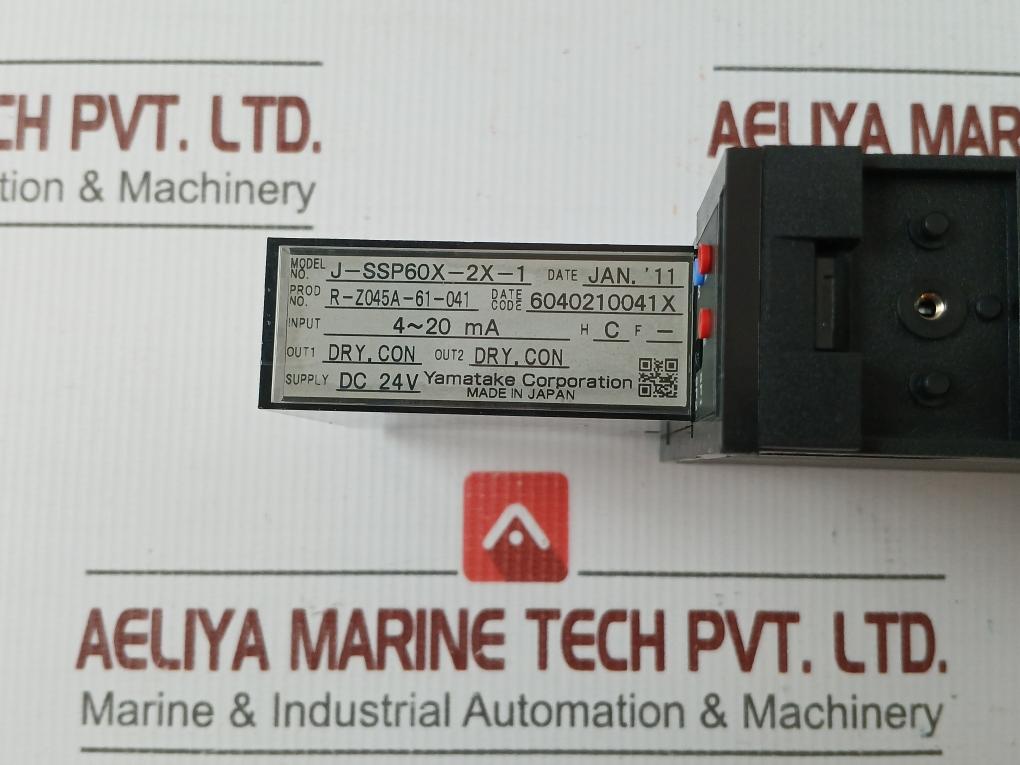 Yamatake Input: 4-20 Ma Circuit Module J-ssp60X-2X-1